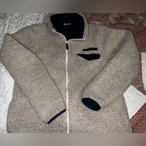 Columbia Cream Sherpa Fleece Jacket